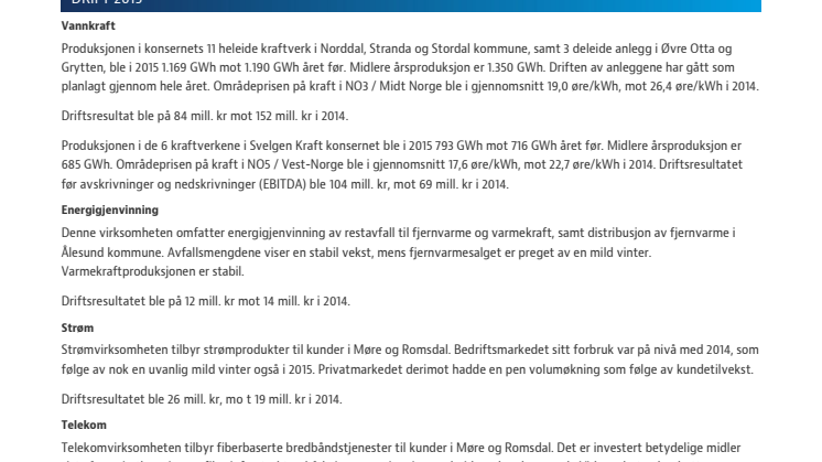 Svakt resultat for TAFJORD
