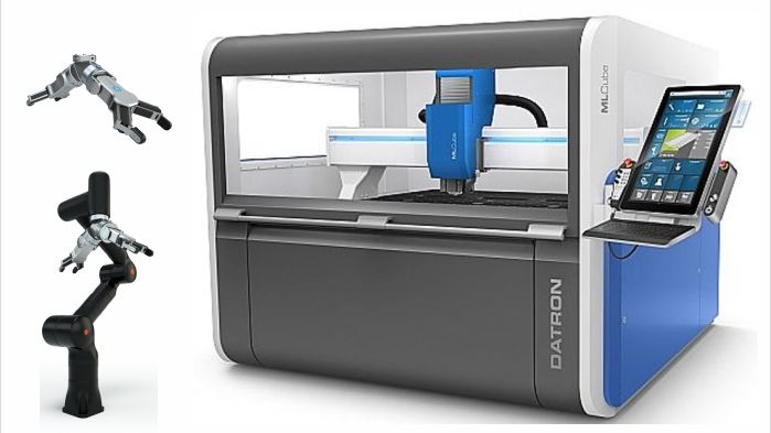 Producera mera med DATRON MLCube -Kassow Robot -OnRobot Dual Gripper