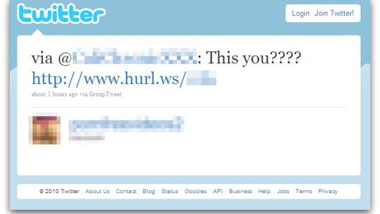 Twitteranvändare: se upp för ”This you????”