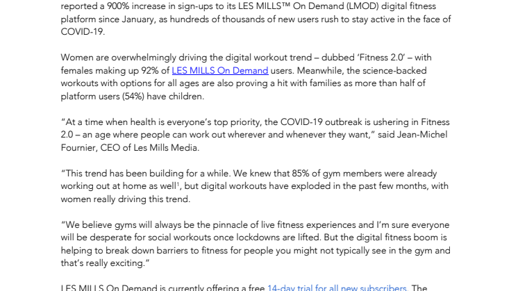 Women are driving ‘Fitness 2.0’ – where workouts fit in your pocket