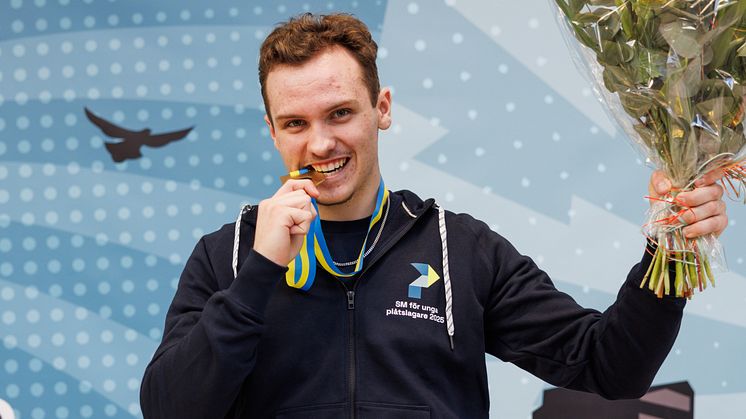 Emil Persson, vinnare i SM för unga plåtslagare 2025
