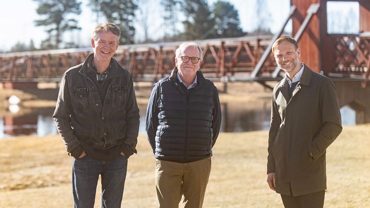 Trygve Wålstedt, Bo Lundgren och Björn Rinstad.