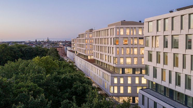 LINK Arkitektur satser på internationalt sundhedsbyggeri. Nordfløjen, Rigshospitalet  (Foto: LINK Arkitektur / Adam Mørk)