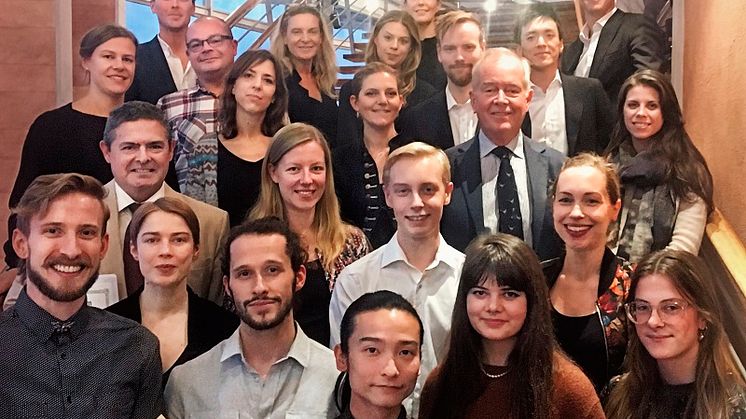 Mottagare av Mary von Sydows musikstipendier 2019. Foto: Maria Knall