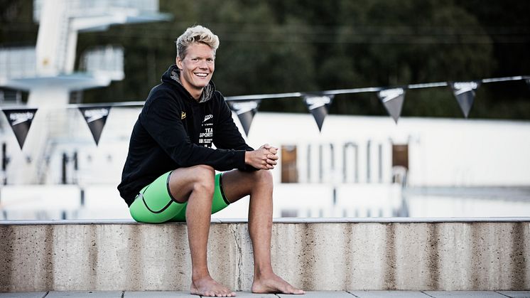 Making a splash in the swim world. Bluewater partners with emerging Swedish swim star
