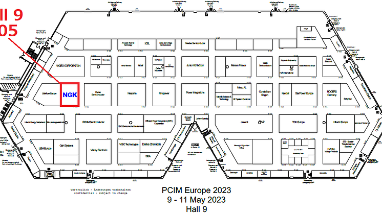 NGK_booth location_PCIM 2023