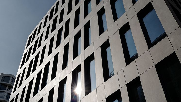 Dektonfasad för Kap West-projektet i München