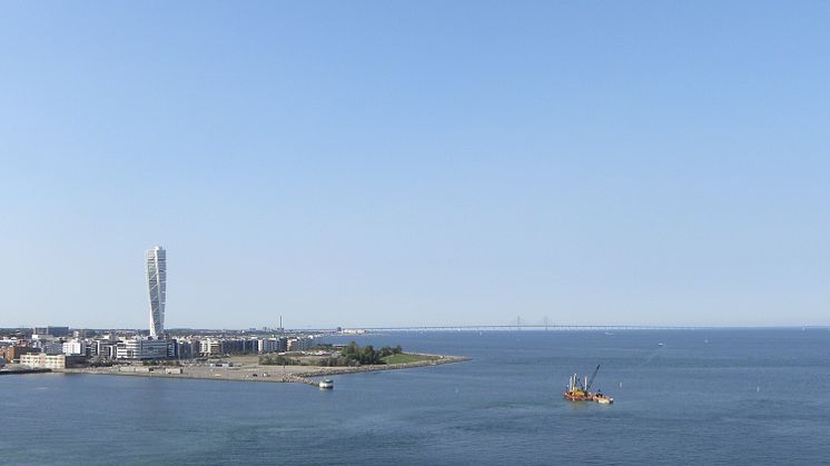 The dredging plant has left CMP in Malmö for now