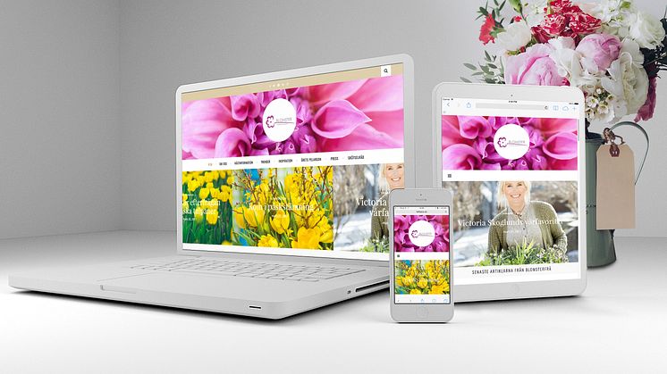 ​Blomsterfrämjandet och EGO reklambyrå har tagit fram en webbplats där inspiration kring växter står i centrum. 