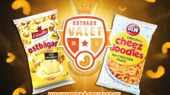Estrella låter svenska folkets smak avgöra ostbågsvalet 