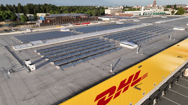 DHL Solar Power Building