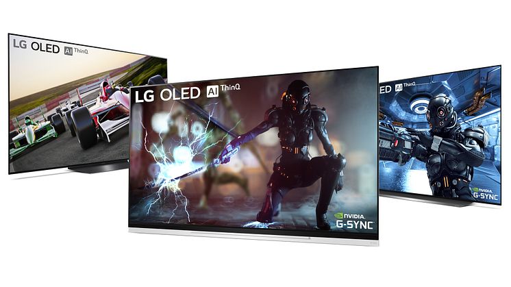 LG påbörjar nu utrullningen av stödet för Nvidia G-Sync för LG OLED-TV