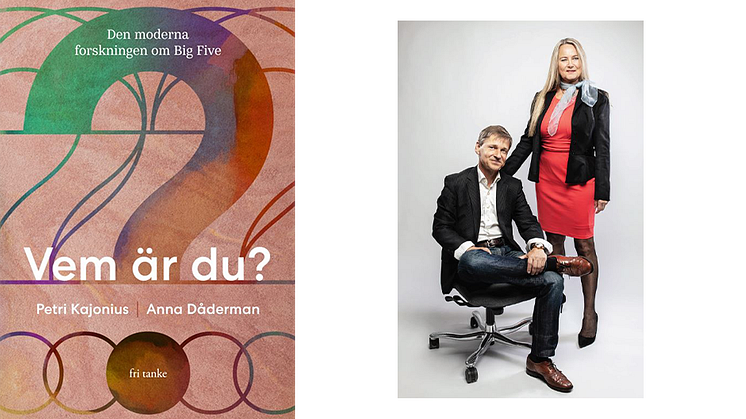 Boken "Vem är du?", Petri Kajonius och Anna Dåderman. Foto: Andreas Olsson