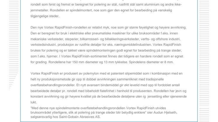 Enklere polering på trange steder