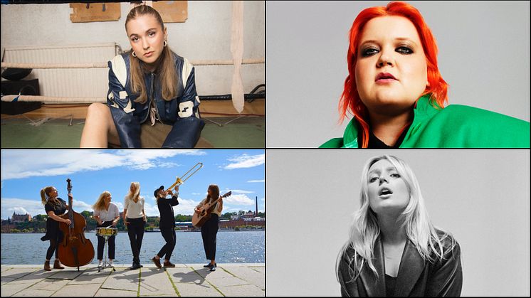 LOVA, ALMA, Fröken Elvis och Felicia Takman klara för Gröna Lunds Lilla Scen