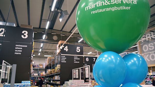 Interiör Martin & Servera Restaurangbutik Årsta