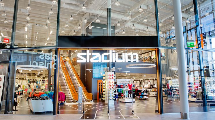 Stadium öppnar ny butik i Kungens Kurva