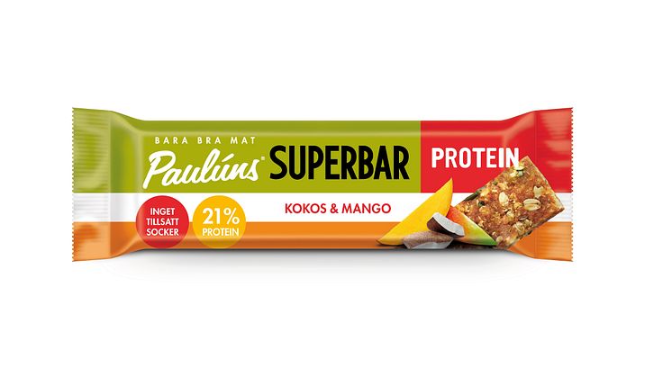 Paulúns superbar Protein Kokos & Mango