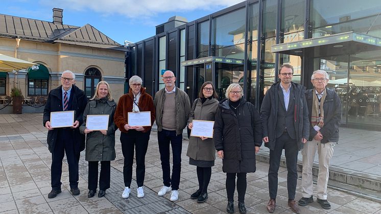 Diplomceremoni, Årets station 2023. Petra Hersgren, Regionchef Jernhusen: "Det känns fantastiskt roligt att Resenärerna valt att utse Uppsala Centralstation till Årets Station"