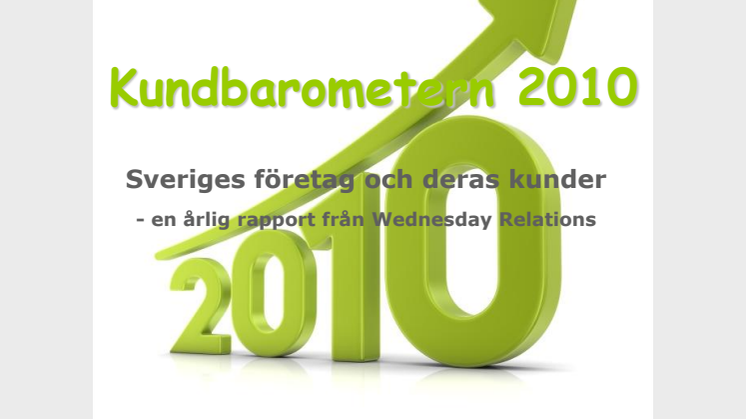 Rapportsammanfattning: Kundbarometern 2010