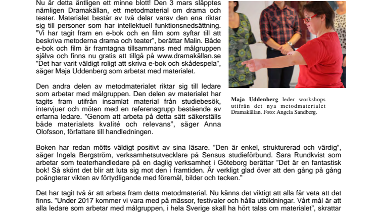 Äntligen ett metodmaterial om drama och teater - för alla!