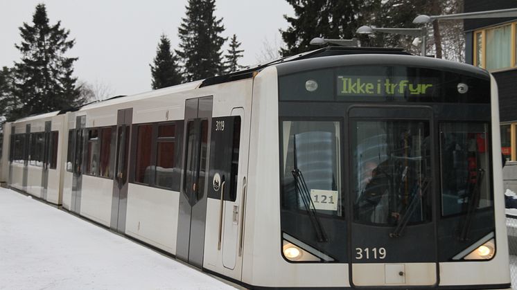 T-banen - holdeplass