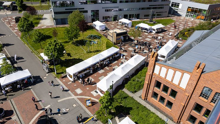 Am Samstag, den 1. Juni, findet der Hochschulinformationstag 2024 der TH Wildau von 10 bis 15 Uhr auf dem Campus der Hochschule statt. (Bild: Uwe Völkner)