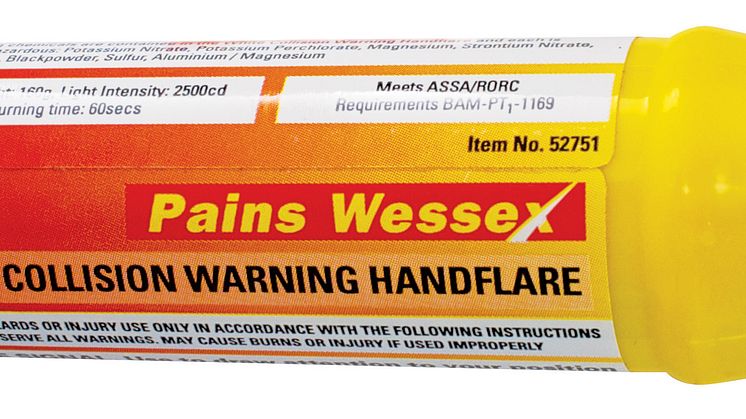 Hi-res image - Pains Wessex White Handflare MK8