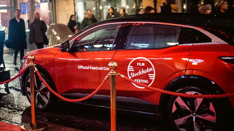 Renault Megane E-tech 100% Electric - officiell festivalbil till Stockholms Filmfestival 2022