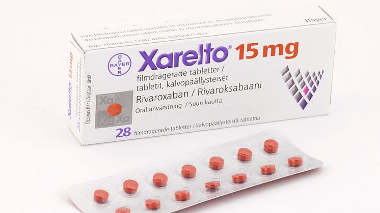 Xarelto 15 mg förpackning