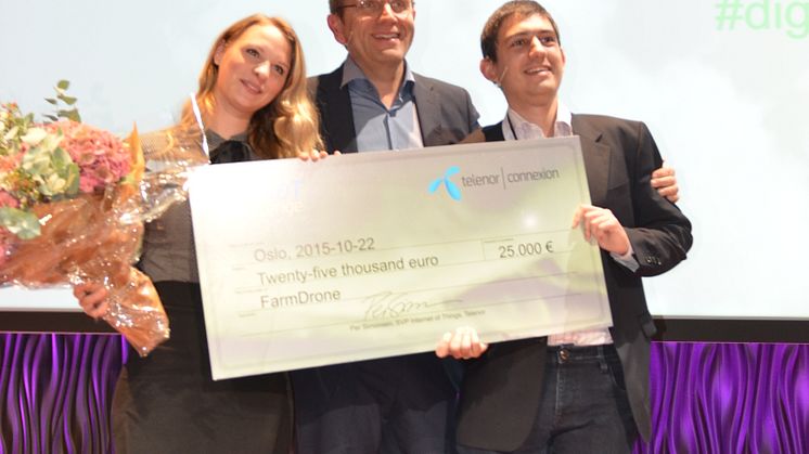 Nordic IoT Challenge 2015 winner FarmDrones