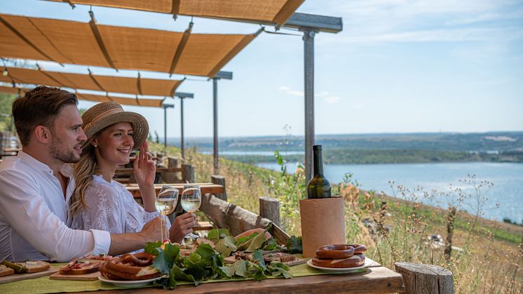 Udsigt fra Weinberg ved Geisteltalsee