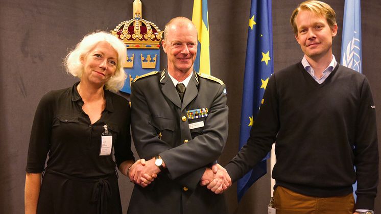 Anita Asklund, Lantmännen, Klas Eksell, Försvarsmakten och Joakim Arndorw, Swecon