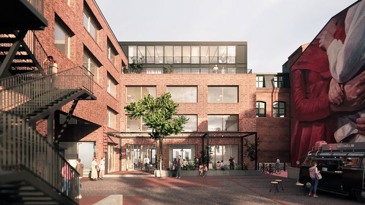 Trikåfabriken Innergård Rev