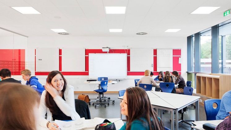 Nytt akustiksystem ger bättre ljud i klassrummet