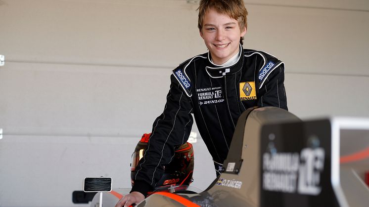Tjäder skyndar långsamt i Formel Renault 1,6 – siktar mot toppen 2014