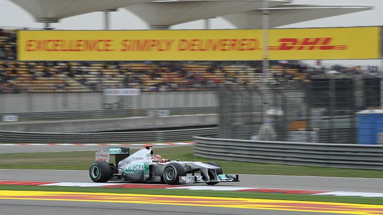 DHL er officiel logistikpartner for Formel 1