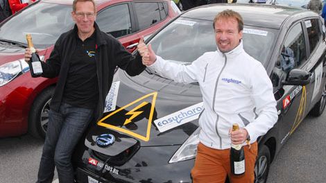 Erfarenhet räckte längst i Oresund Electric Car Rally