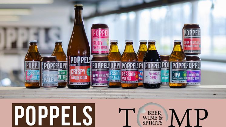 Poppels Bryggeri och TOMP Beer Wine & Spirits inleder HORECA-samarbete.