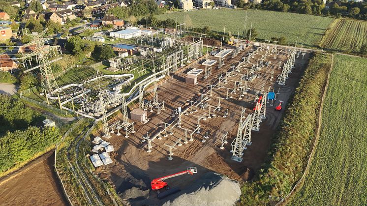 Der Ersatzneubau erfolgte direkt neben dem alten Umspannwerk.