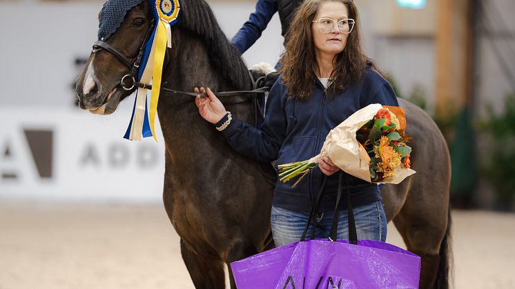 Segrare kat C Småland Ridskole Equitation Alissa Meldgaard - Merlin, Lammhults Ridklubb.jpg