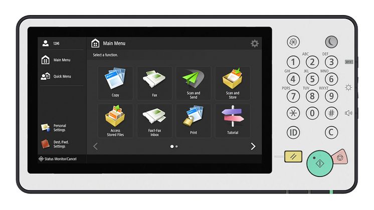 Canon imageRUNNER ADVANCE C5535 OperationPanel