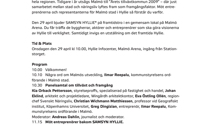 PRESSINBJUDAN - Träffa entreprenörerna som utmanar och skapar tillväxt genom samarbete