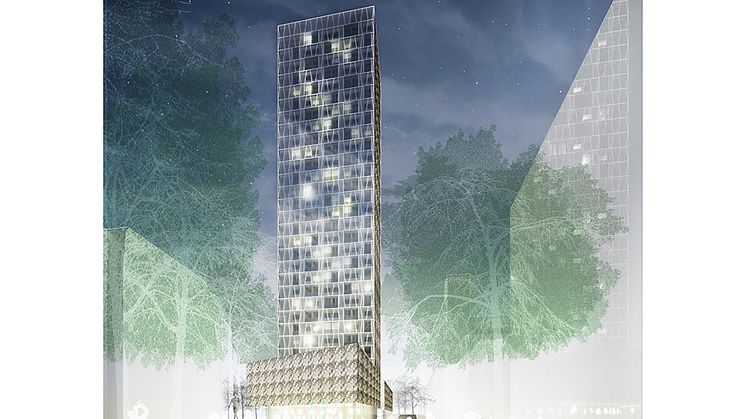 AB Bostäder i Borås och Harry Sjögren AB tecknar samarbetsavtal om utvecklande och byggande av Borås nya höghus i kvarteret Vitsippan