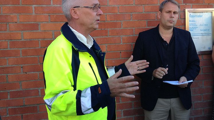 SVT rapporterar från trygghetsvandring i kollektivtrafiken