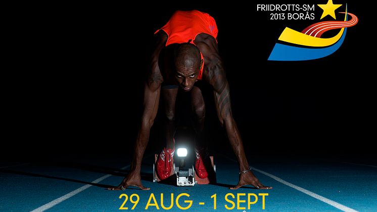 Program- och biljettsläpp Friidrotts-SM 2013 i Borås