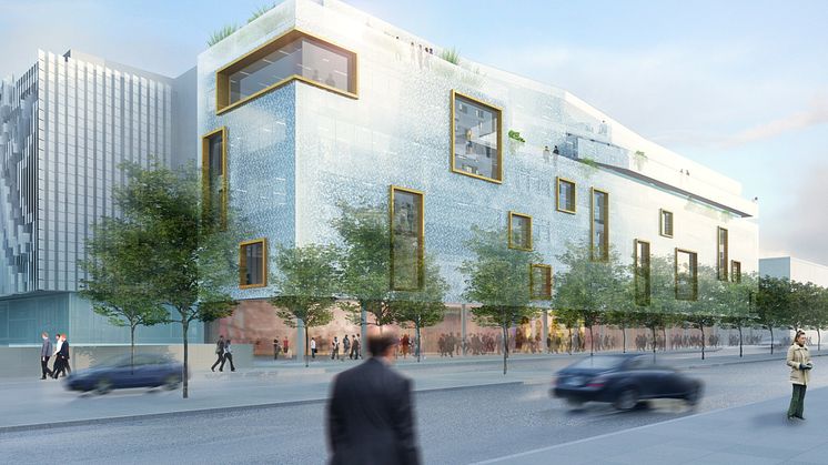 Ett isblock i kontorsheta Hyllie