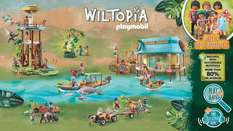 Welcome to the Jungle! Mit WILTOPIA und PLAYMOBIL den Amazonas entdecken