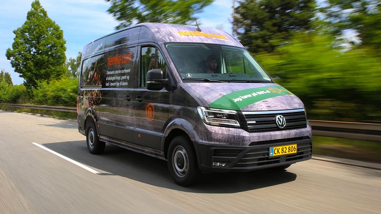Den 100 % elektriske e-Crafter leverer dagligvarer for nemlig.com