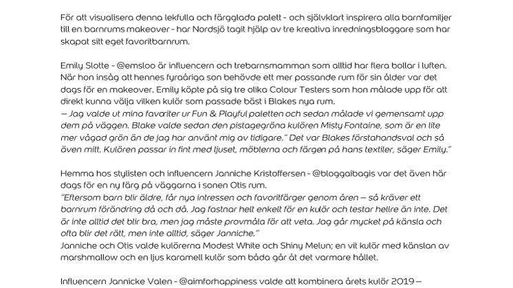 Låt färg och form få fritt spelrum i barnrummet